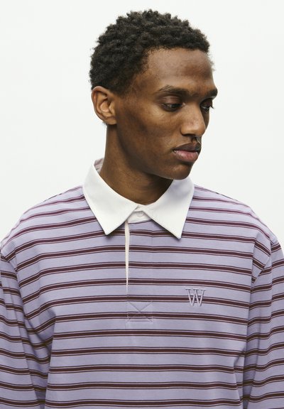 WOOD WOOD WWLANDON 25215 - T-shirt à manches longues - minimal gray stripe