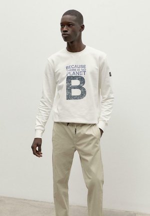 Ecoalf GREAT B  - Felpa - white