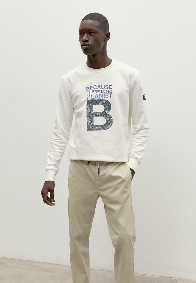 Ecoalf GREAT B  - Felpa - white