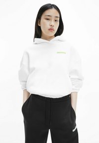 Calvin Klein Jeans Felpa con cappuccio - bright white