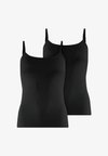 Daily Comfort 2-Pack - Undershirt - black