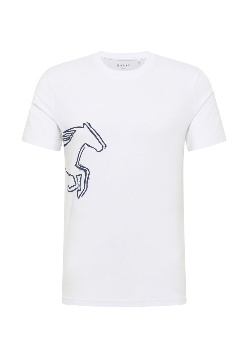 mustang T-shirt print wit mustang T-shirt print wit