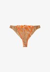 REGULAR FIT - PREMIUM EMBROIDERED BRAZILIAN KNICKERS . - Brazilian slips - orange