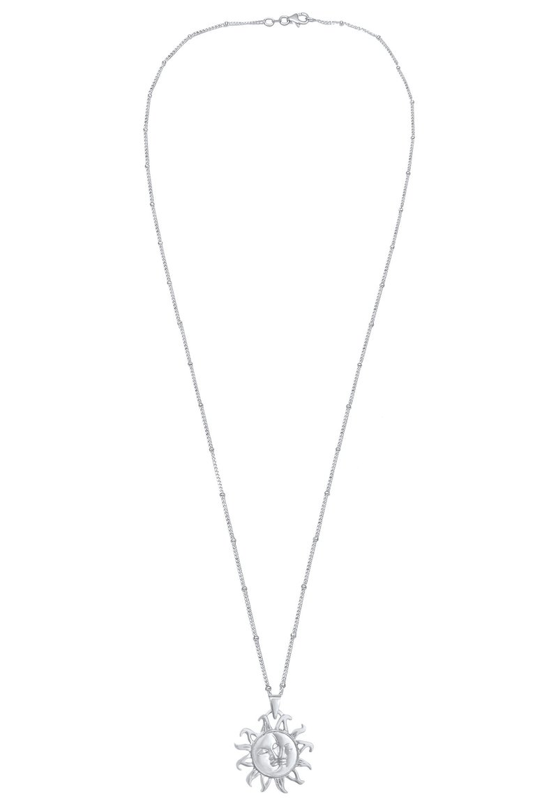 Damen Halsketten | Elli KUGELKETTE SONNE MOND VINTAGE TREND Halskette silber/silberfarben - TS78116 Damen Halsketten | Elli KUGELKETTE SONNE MOND VINTAGE TREND Halskette silber/silberfarben - TS78116