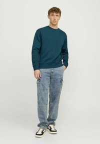 Jack & Jones JJESTAR CREW NECK - Sweatshirt - deep teal