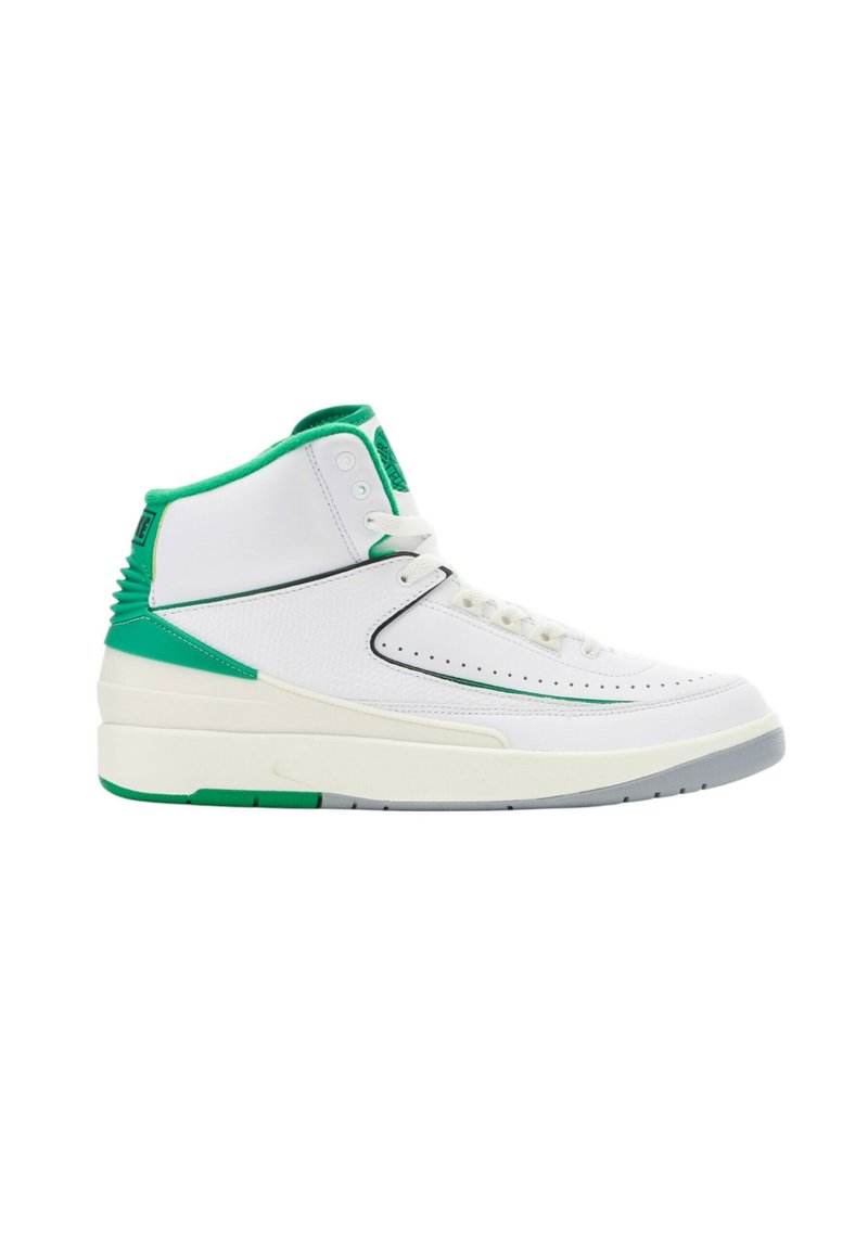 AIR JORDAN 2 RETRO - Vysoké tenisky - white green grey