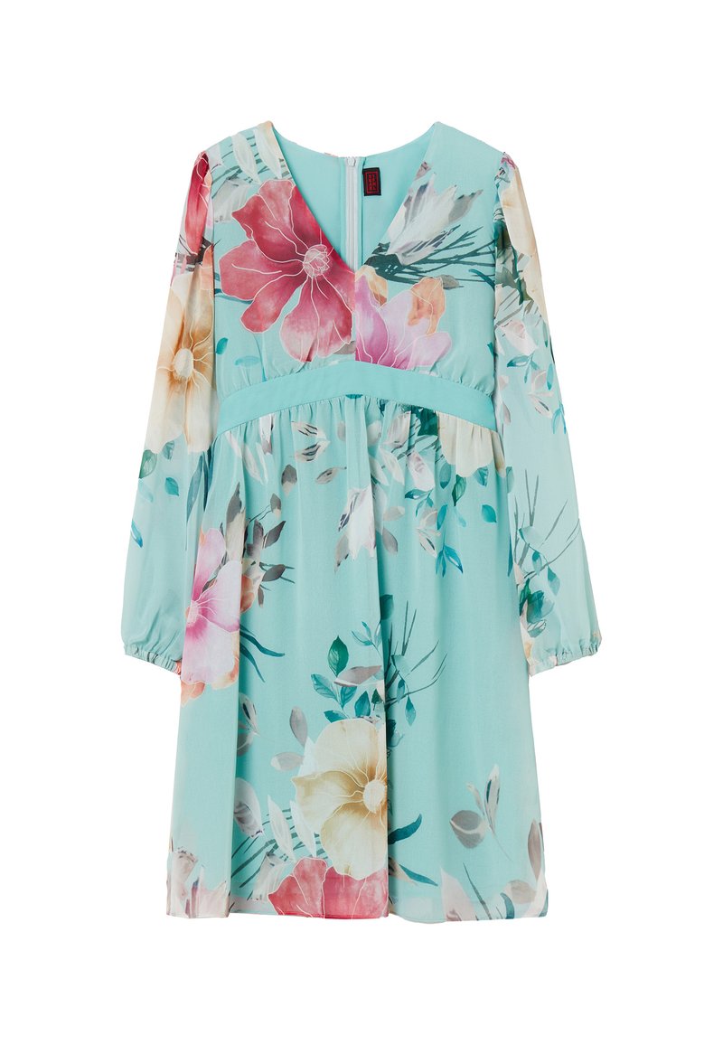 Stefanel Jurk lichtblauw Stefanel Jurk lichtblauw