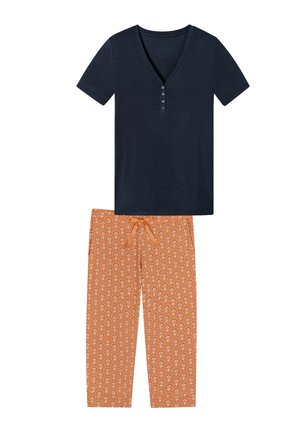 Schiesser, SCHIESSER SET - Nachtwäsche Set - orange/dunkelblau