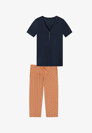 Schiesser, SCHIESSER SET - Nachtwäsche Set - orange/dunkelblau