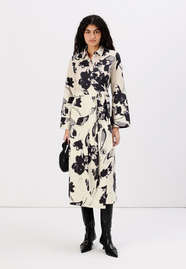 SLFAVIANA MIDI WRAP DRESS - Shirt dress - birch3