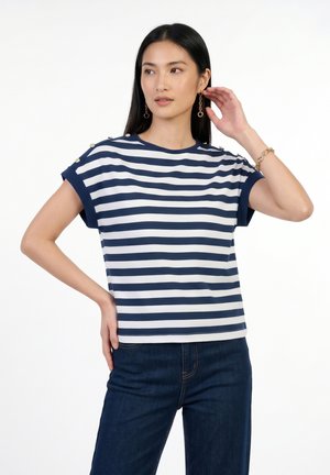 Anna Field, T-Shirt print - white/blue