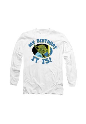 STAR WARS MY BIRTHDAY IT IS - Langarmshirt - white