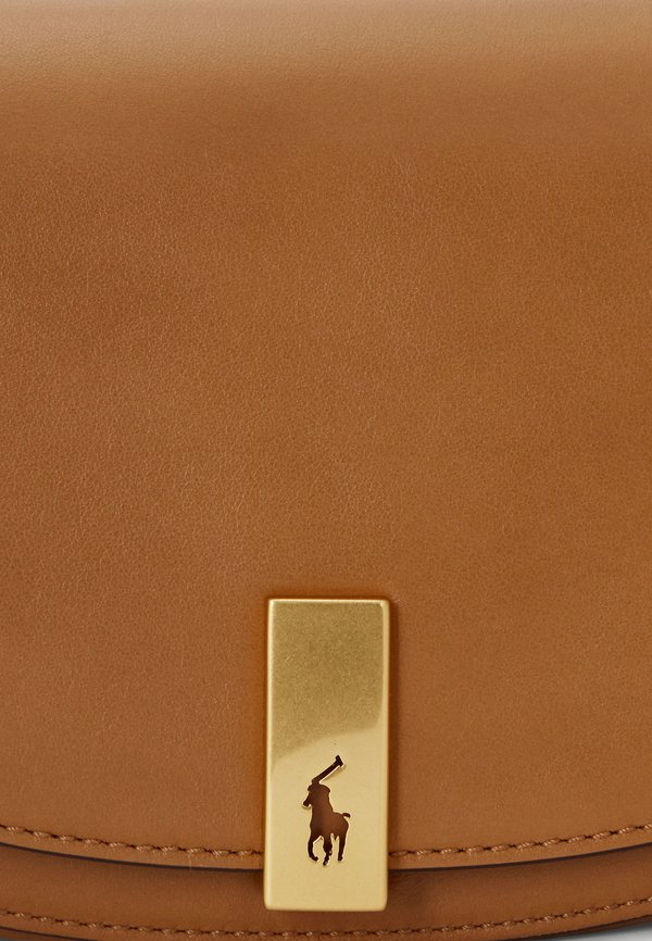 POLO ID CALFSKIN MINI SADDLE BAG - Cross body bag - tan2