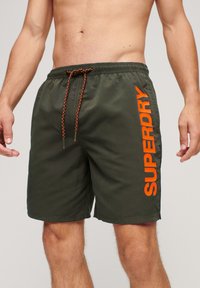 Superdry & Co GRAPHIC - Short de bain - army khaki