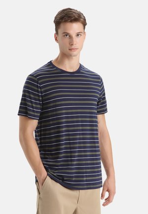 WAVE  TEE  - T-shirt imprimé - midnight navy loden s