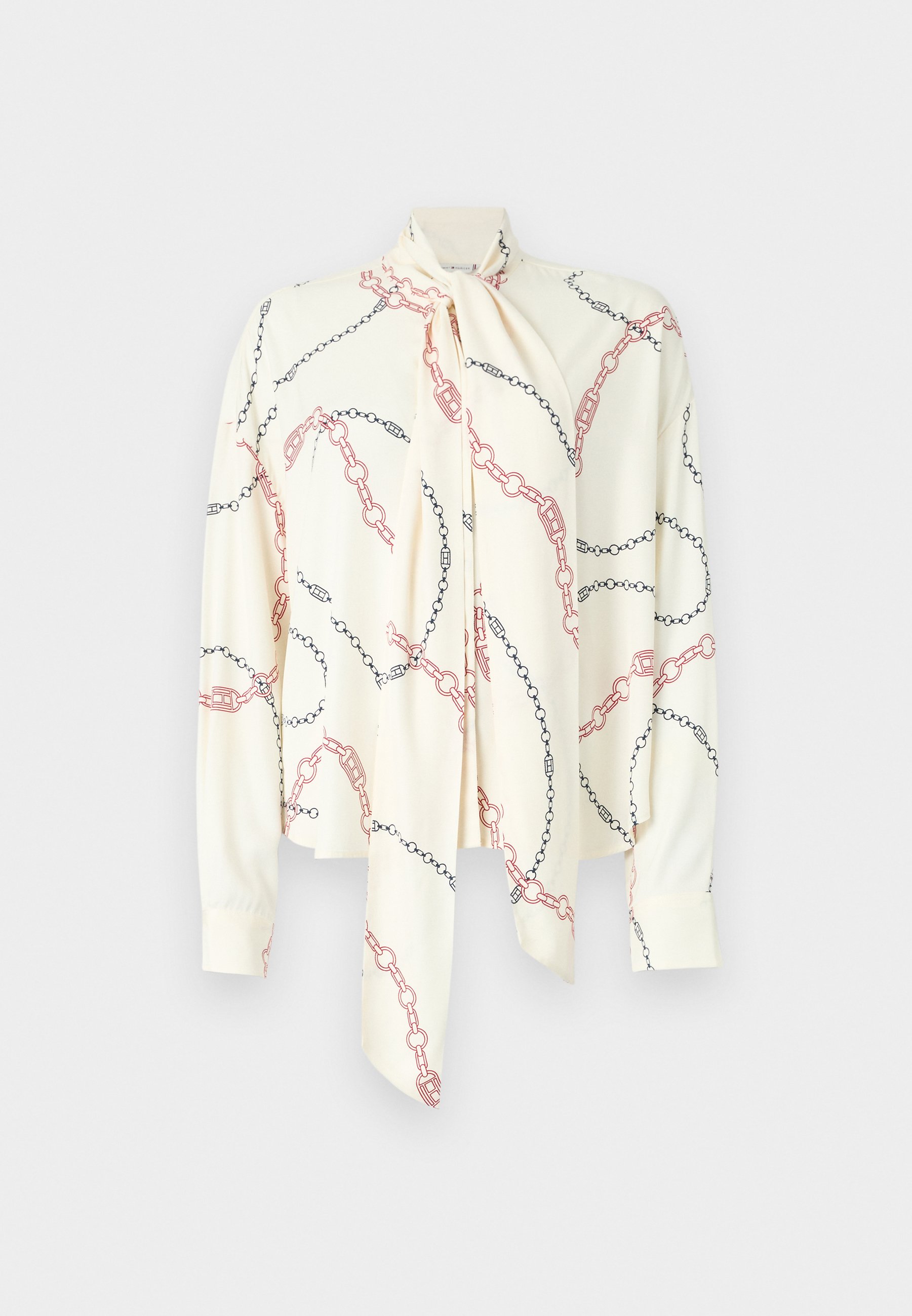 売れ筋商品|||トミー ヒルフィガー シャツ レディース トップス FLUID BOW BLOUSE - Button-down blouse - calico FLUID BOW BLOUSE - Button-down blouse - calico