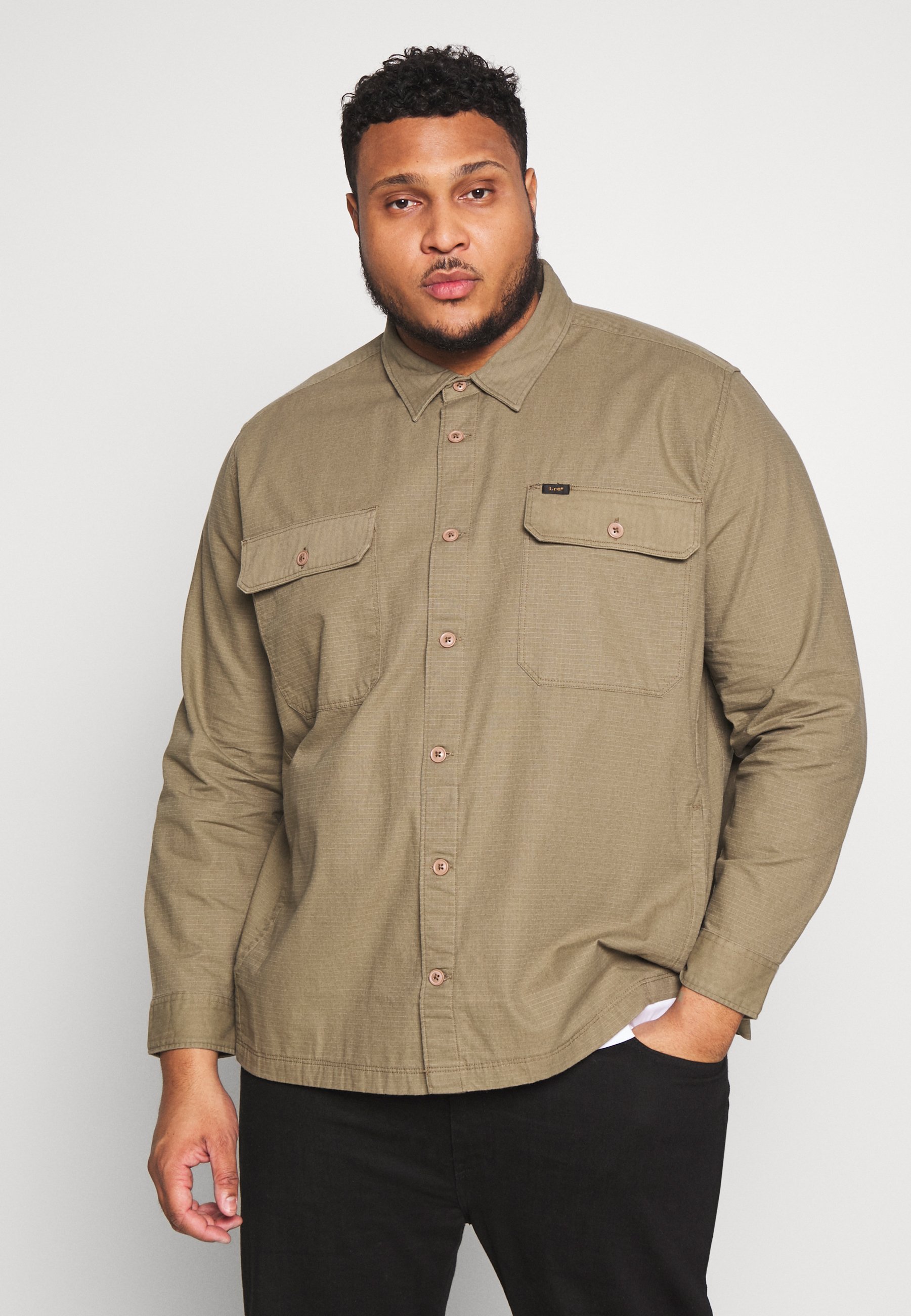 Lee OVERSHIRT Skjorte utility green Zalando.no Lee WORKERSHIRT - Skjorte - utility green