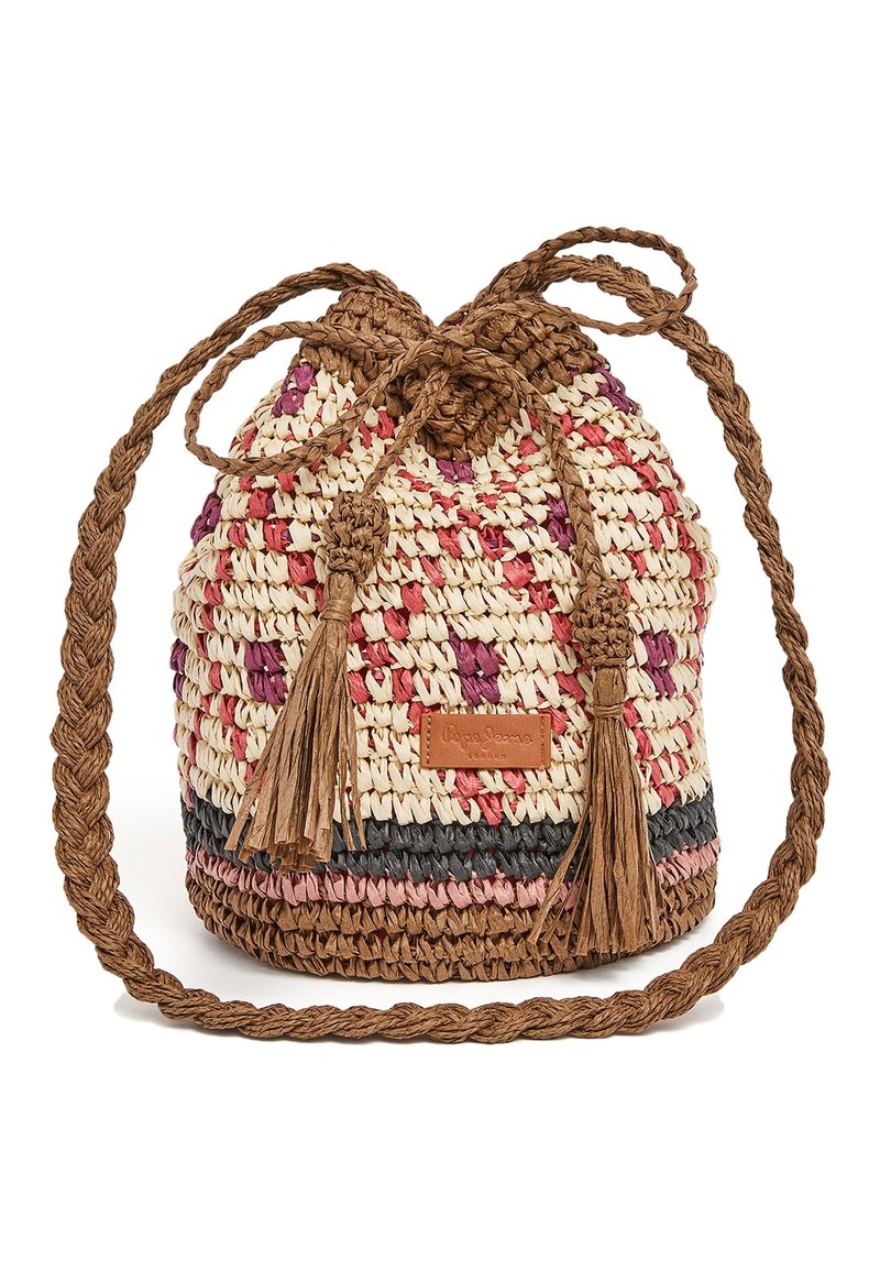 Pepe Jeans Axelremsväska - brown