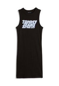 BUBBLE TANK DRESS - Trikoomekko - black