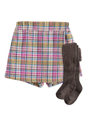 REGULAR FIT - CHECK SET - Shorts - pink/mink