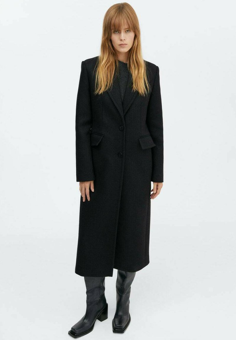 Mango Mantel schwarz/zwart Zalando.nl