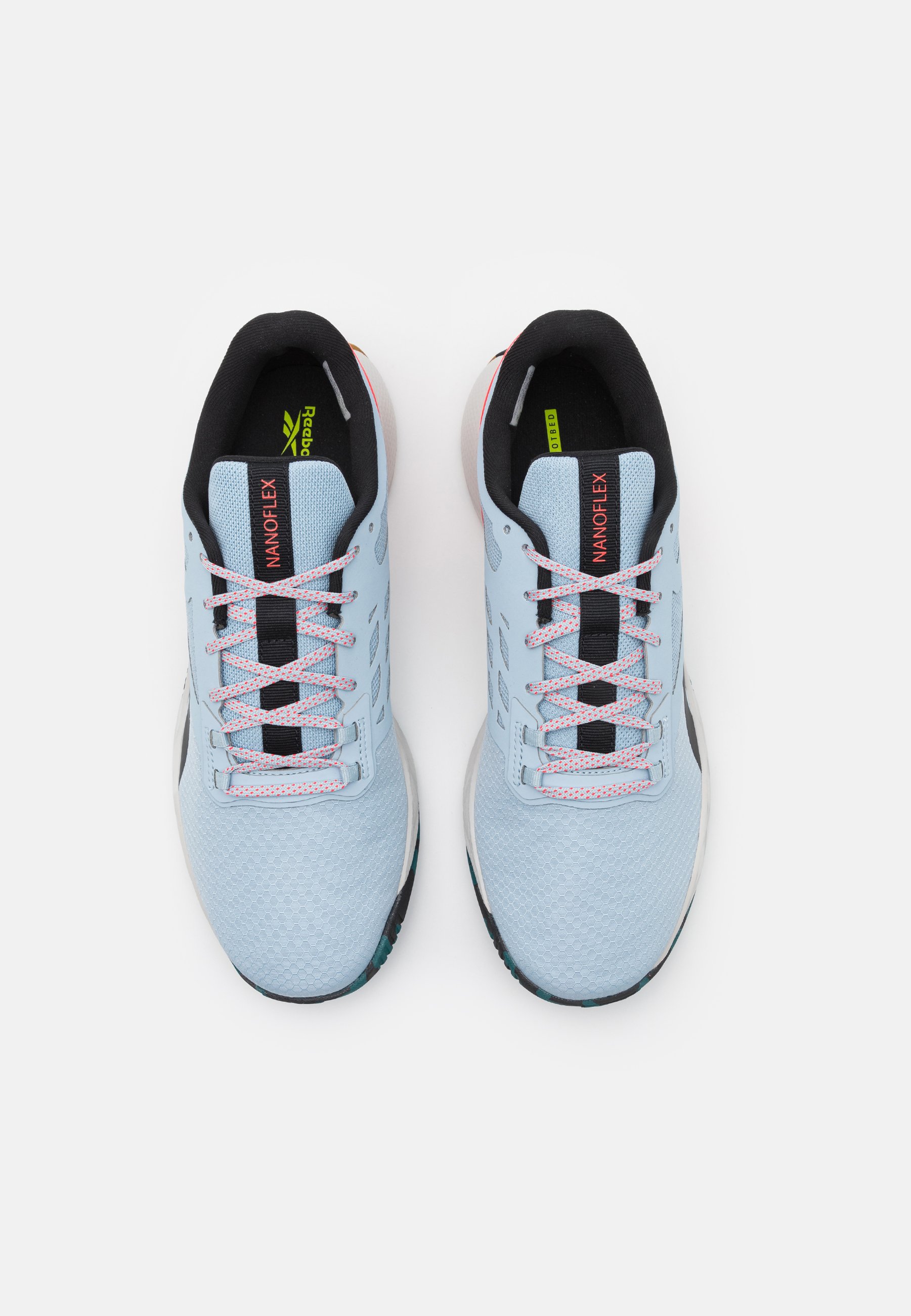 Reebok NANOFLEX TR - Trainingsschuh - gable grey/core black/neon  cherry/grau - Zalando.de