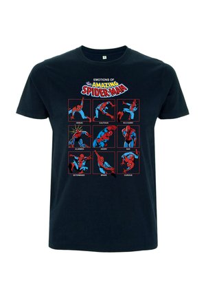 Henry Tiger, MARVEL COMICS RETRO CLASSIC - SPIDEY EMOTIONS - Camiseta estampada - french navy
