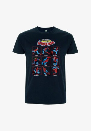 Henry Tiger, MARVEL COMICS RETRO CLASSIC - SPIDEY EMOTIONS - Camiseta estampada - french navy