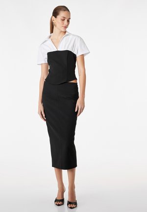 Koton, CORSET DETAIL SHIRT . - Camicetta - white