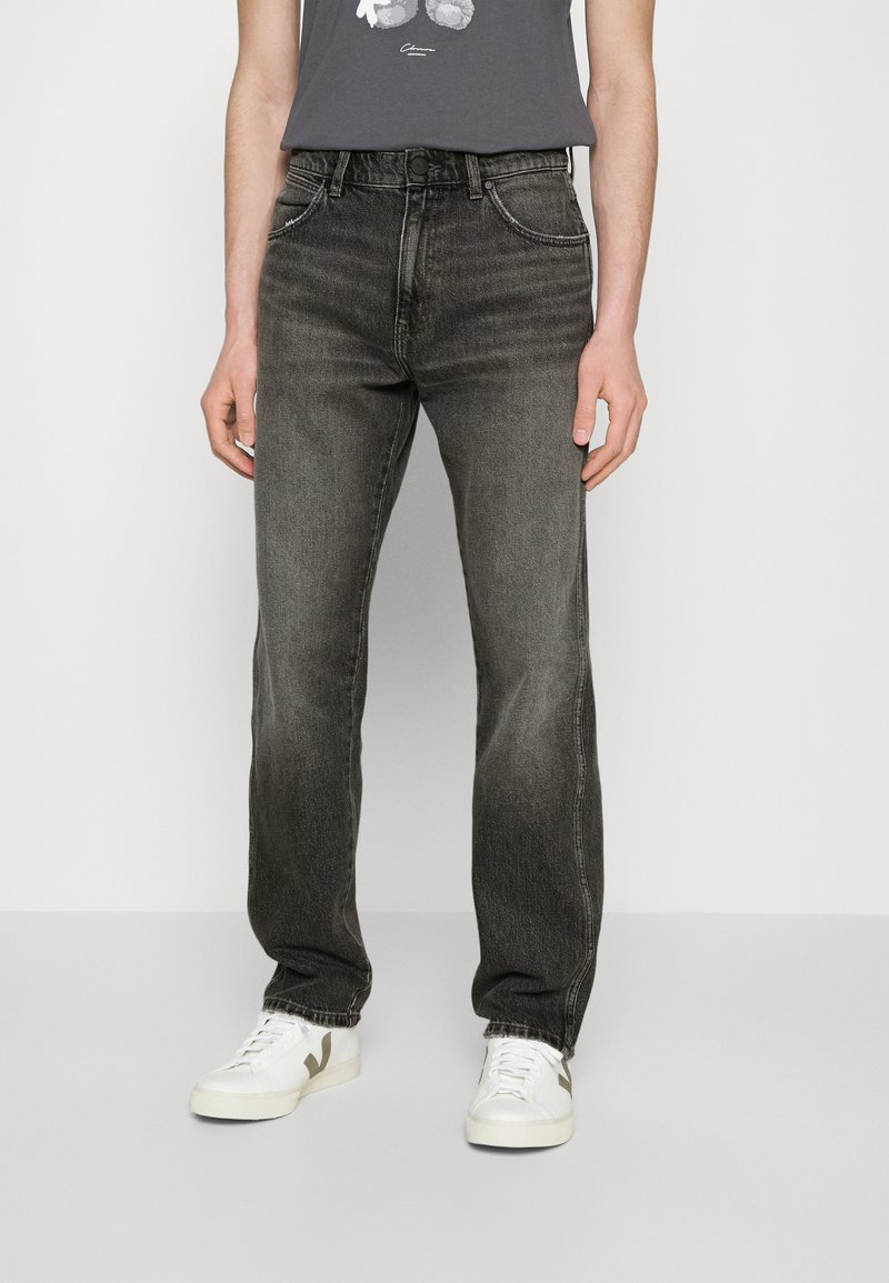 Wrangler FRONTIER - Straight leg jeans - dark rose/grey - Zalando.ie