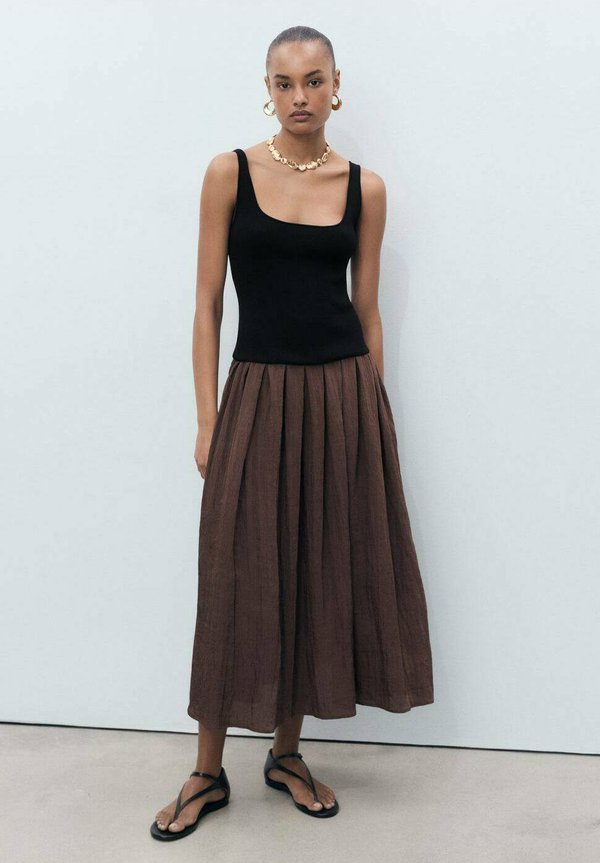 A-LINE  - Maxi dress - chocolate
