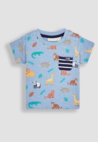 JoJo Maman Bébé 2-PIECE DINO SET - REGULAR FIT - Šortky - blue safari