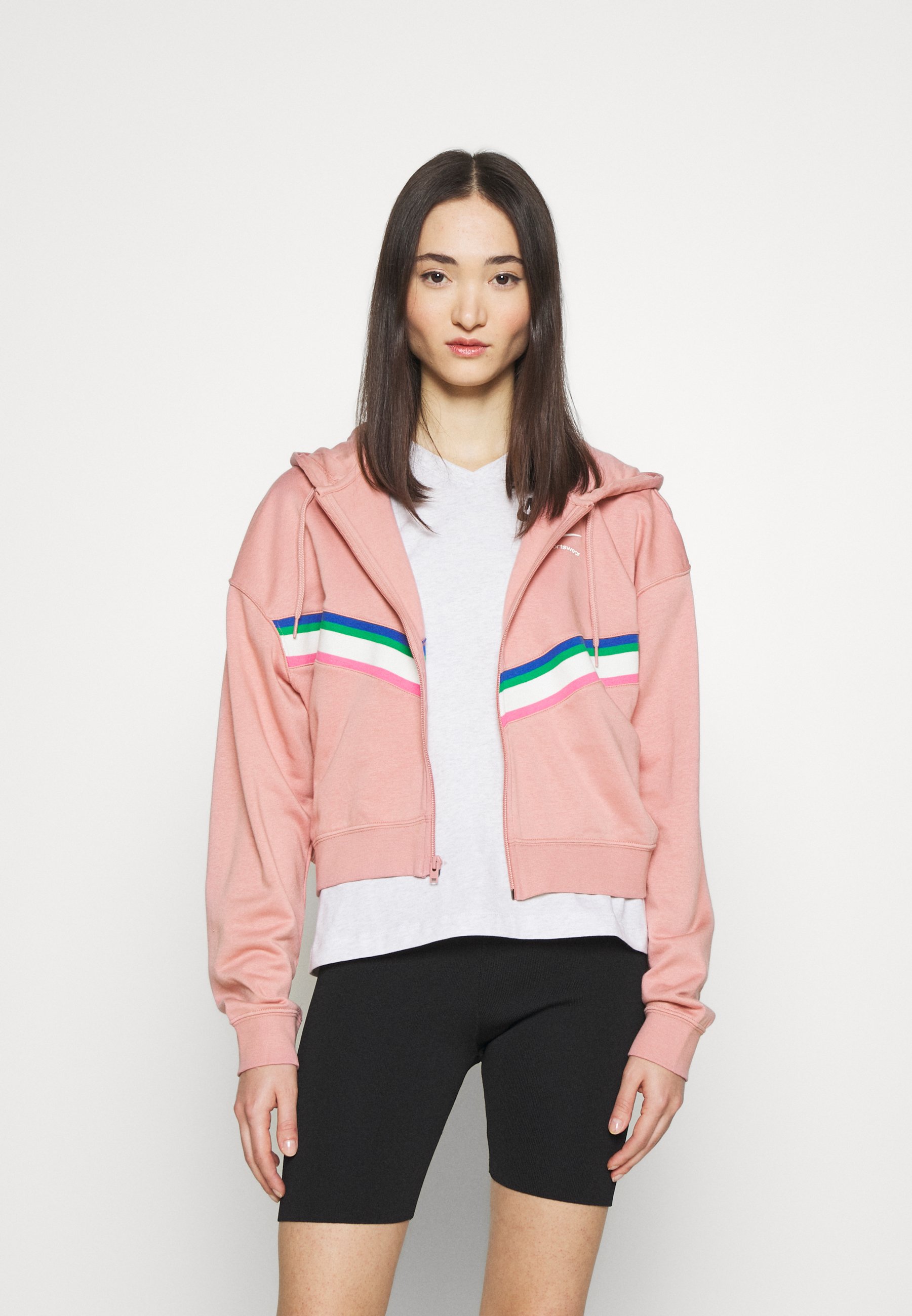 nike rust pink hoodie