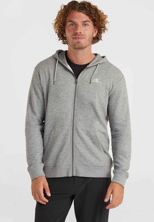 SMALL LOGO-  HOODIES - Zip-up sweatshirt - silver melee