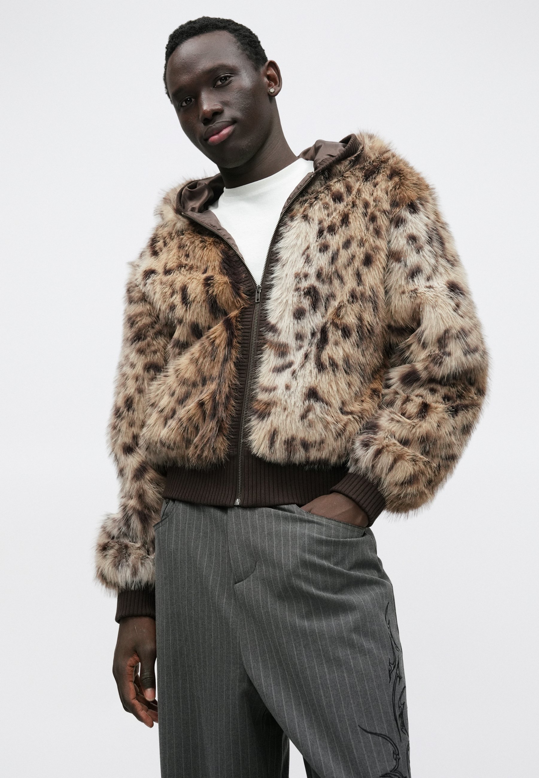 Jaded London BEAR LEOPARD - Winter jacket - multi-coloured Jaded London BEAR LEOPARD - Winter jacket - multi-coloured