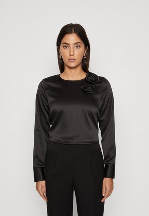 Vero Moda VMLIS O NECK ROSE - T-shirt à manches longues - black
