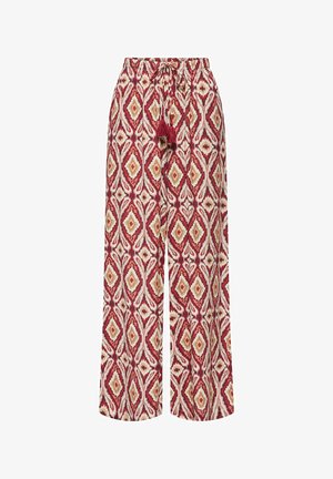 ONLY, TROUSERS ONLGINI REGULAR FIT TROUSERS - Pantalon classique - brick red
