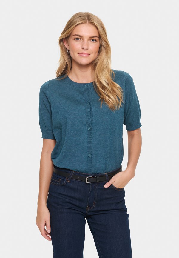 MILASZ SS - Strickjacke - stargazer melange