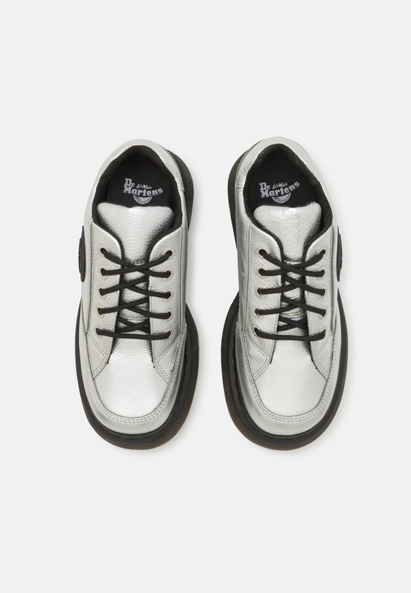 BUZZ - Lace-ups - silver metallic tumble3