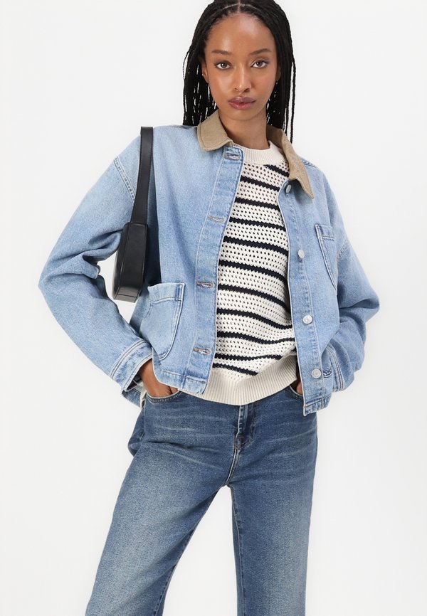 CHORE CREST - Denim jacket - denim light2