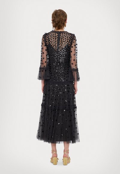 Needle & Thread GLISTEN TIERED GOWN - Galajurk - graphite