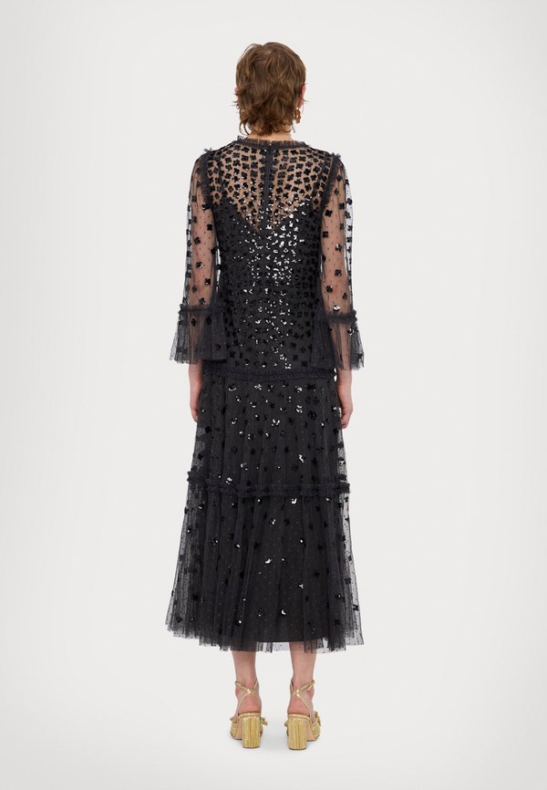 GLISTEN TIERED GOWN - Occasion wear - graphite4