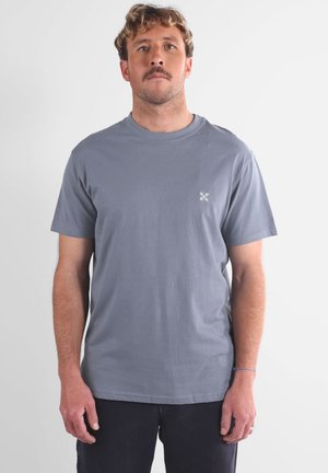 TEBAZ - T-shirt basique - faded blue