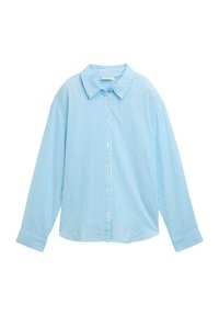 LOOSE FIT SEERSUCKER MIT STREIFENMUSTER - Chemisier - vertical blue white stripe