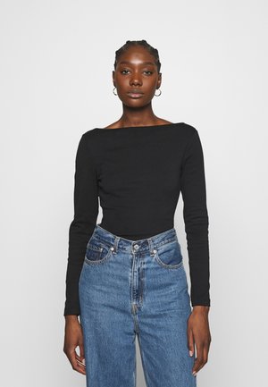 Topper langermet - black