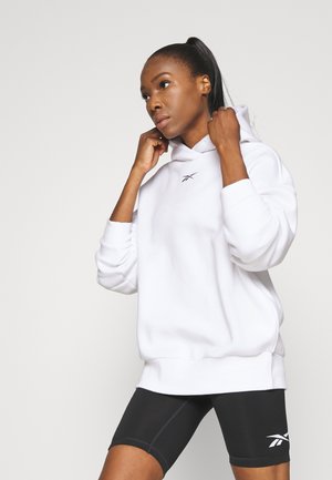 OVERSIZE HOODIE - Bluza z kapturem - white