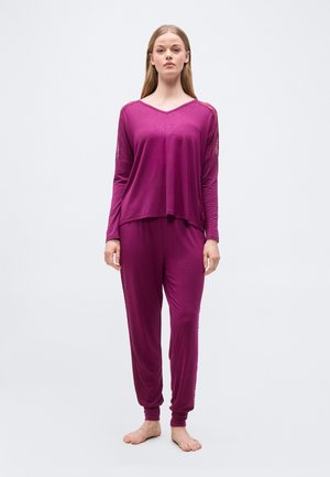 Σετ πιτζάμας - bordeaux
