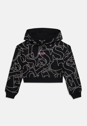 Guess, KIDS TEENS HOODED ACTIVE - Hoodie - black
