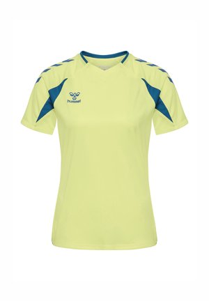 Hummel, CORE 2.0  - T-shirt print - pale lime yellow celestial