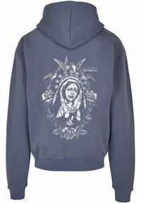 MJ Gonzales FATIMA X HEAVY - Felpa con cappuccio - vintageblue